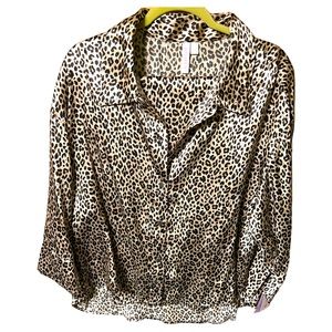 SILKY Leopard Pajanma Top/Bottom XL (16-18) 100% Recycled Polyester Imported